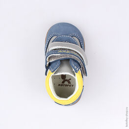 052125-22 Ботинки для мальчики син-сер фото №4