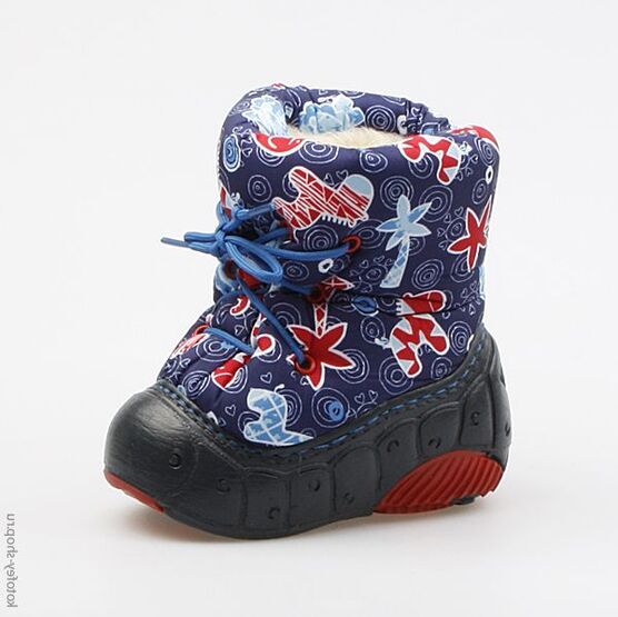 061003-42 Сапожки для мальчики светло-синий