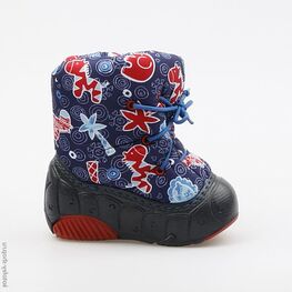 061003-42 Сапожки для мальчики светло-синий фото №2