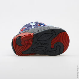 061003-42 Сапожки для мальчики светло-синий фото №3