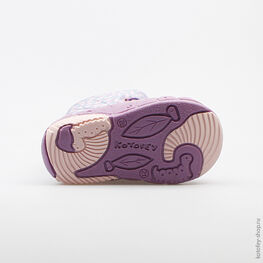 061003-45 Сапожки для девочки сиреневый фото №3