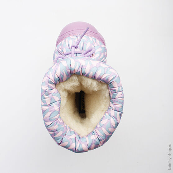 061003-45 Сапожки для девочки сиреневый фото №4