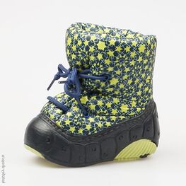 061003-46 Сапожки для мальчики син-сал