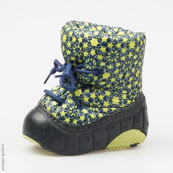 061003-46 Сапожки для мальчики син-сал