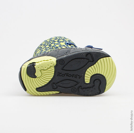 061003-46 Сапожки для мальчики син-сал фото №3