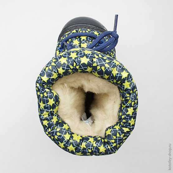 061003-46 Сапожки для мальчики син-сал фото №4