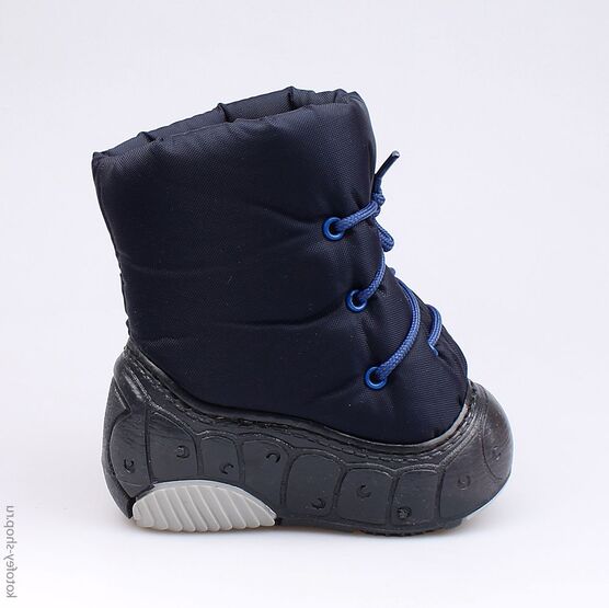 061007-42 Сапожки для мальчики светло-синий фото №2