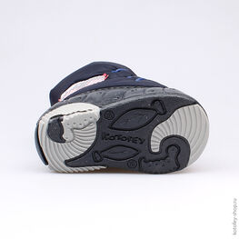 061007-42 Сапожки для мальчики светло-синий фото №3