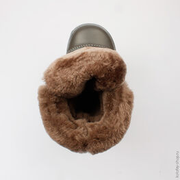 062003-59 Сапожки для мальчики серый фото №4