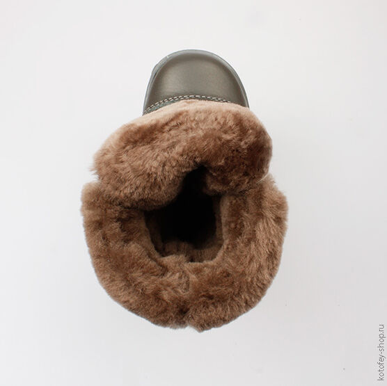 062003-59 Сапожки для мальчики серый фото №4