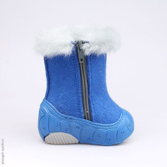 067014-41 Валенки для мальчики светло-синий фото №2