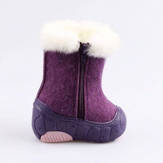 067014-43 Валенки для девочки фиолетовый фото №2