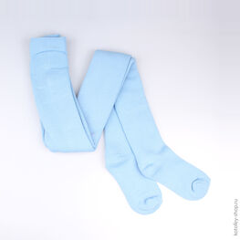 07032016-20 Колготки махровые для универсальные голубой