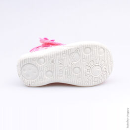 121013-11 Босоножки текстильные для девочки розовый фото №3