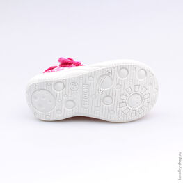 121013-12 Босоножки текстильные для девочки фуксия фото №3