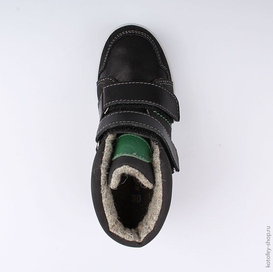 552117-31 Ботинки для мальчики черный фото №4