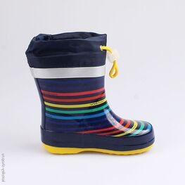 166093-11 Резиновые сапоги для мальчики син-цве фото №2