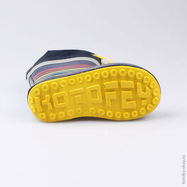 166093-11 Резиновые сапоги для мальчики син-цве фото №3