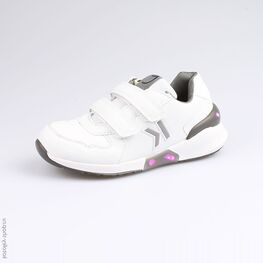 644213-72 Кроссовки с LED-подсветкой для девочки белый