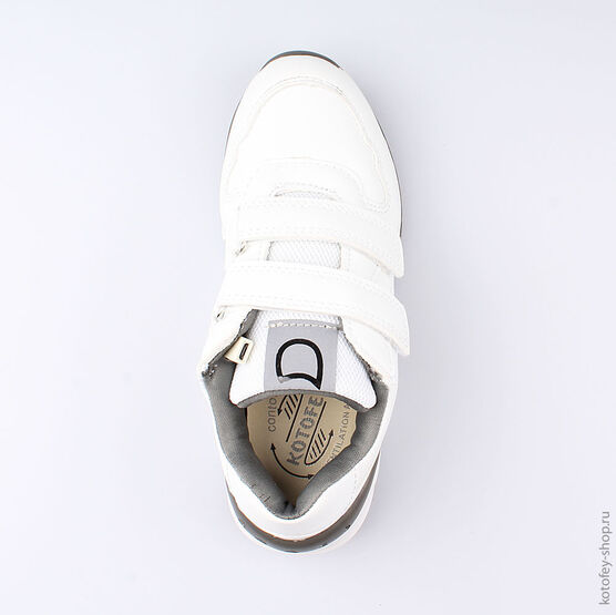 644213-72 Кроссовки с LED-подсветкой для девочки белый фото №4