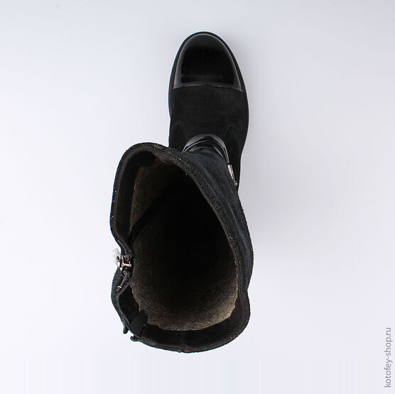 762044-31 Сапоги для девочки черный фото №4