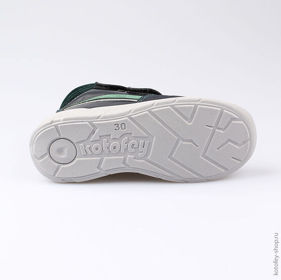 552120-33 Ботинки для мальчики син-зел фото №3