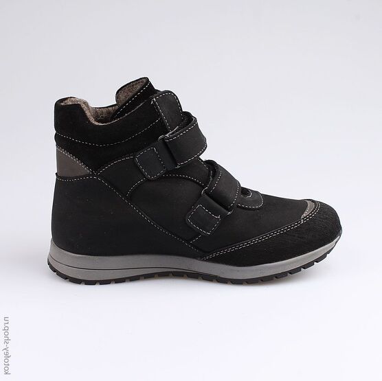 652112-32 Ботинки для мальчики черный фото №2