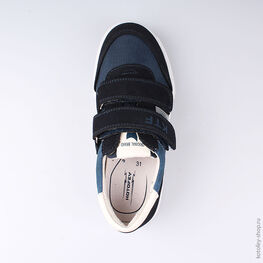 534028-22 Полуботинки для мальчики светло-синий фото №4