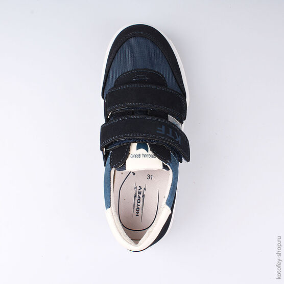 534028-22 Полуботинки для мальчики светло-синий фото №4