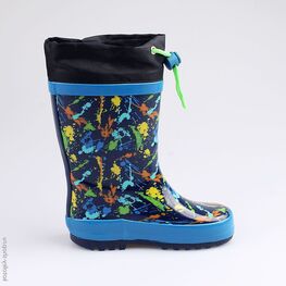 366183-11 Резиновые сапоги для мальчики син-гол фото №2
