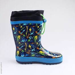 566159-11 Резиновые сапоги для мальчики светло-синий фото №2