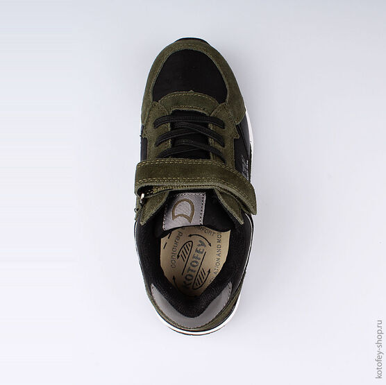 644212-72 Кроссовки для мальчики чер-оли фото №4