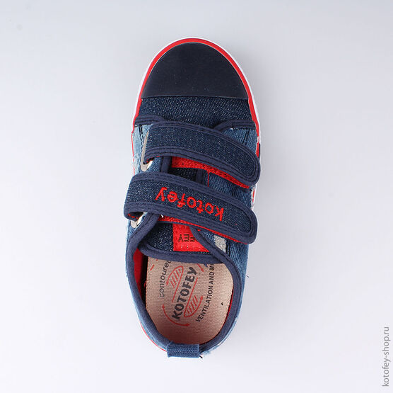 331099-11 Кеды для мальчики светло-синий фото №4