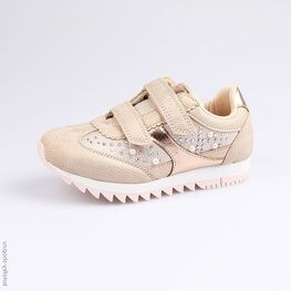644199-71 Кроссовки для девочки бежевый