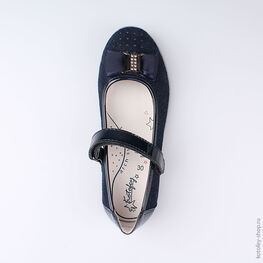 532181-21 Туфли для девочки светло-синий фото №4