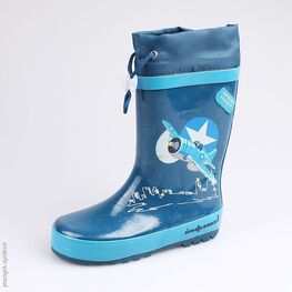 366185-11 Резиновые сапоги для мальчики светло-синий