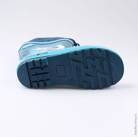 366185-11 Резиновые сапоги для мальчики светло-синий фото №3