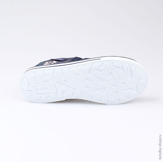 531057-12 Кеды для девочки син-роз фото №3