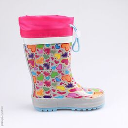 366178-11 Резиновые сапоги для девочки сер-фук фото №2
