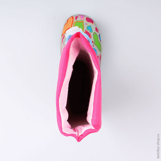 366178-11 Резиновые сапоги для девочки сер-фук фото №4