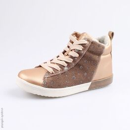 554043-32 Ботинки для девочки бронзовый