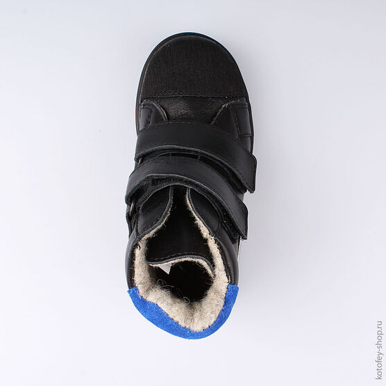 352184-31 Ботинки для мальчики черный фото №4