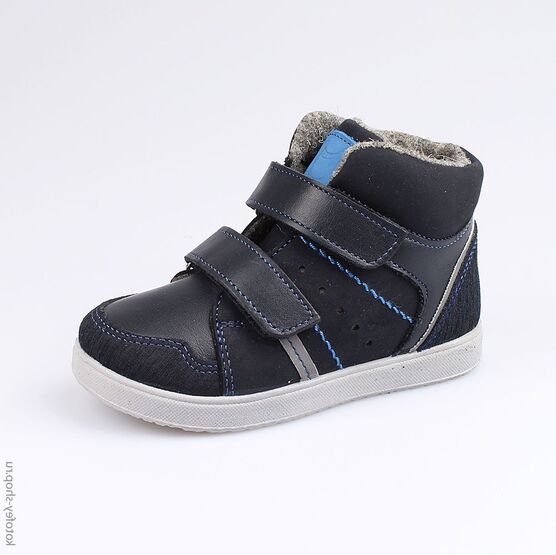 352192-32 Ботинки утепленные на весну/осень для мальчики светло-синий