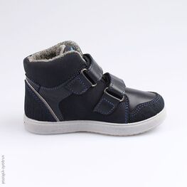 352192-32 Ботинки утепленные на весну/осень для мальчики светло-синий фото №2