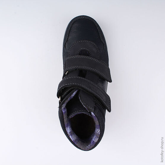 652118-31 Ботинки для мальчики синий фото №4