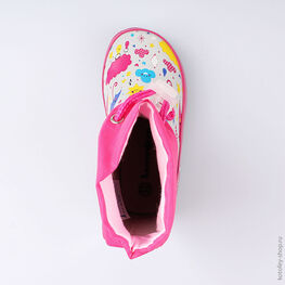 166091-11 Резиновые сапоги для девочки сер-фук фото №4