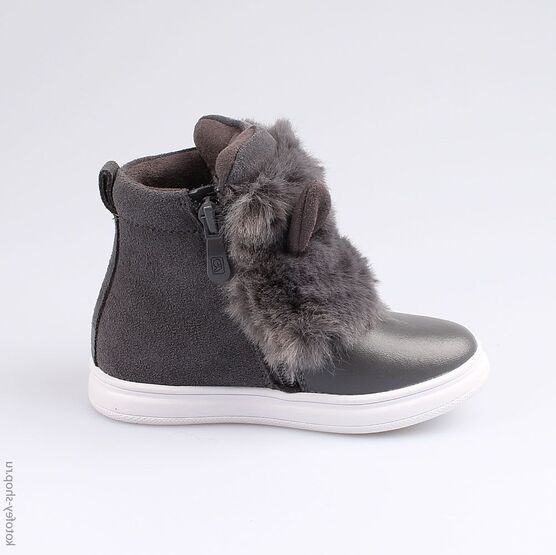364026-32 Сапожки для девочки серый фото №2