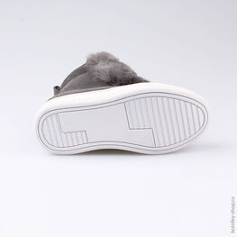 364026-32 Сапожки для девочки серый фото №3