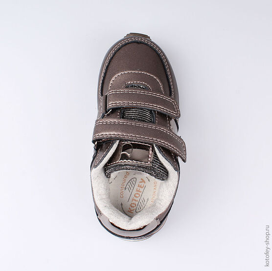 344192-73 Кроссовки для девочки бронзовый фото №4