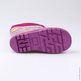 366176-11 Резиновые сапоги для девочки фиолетовый фото №3